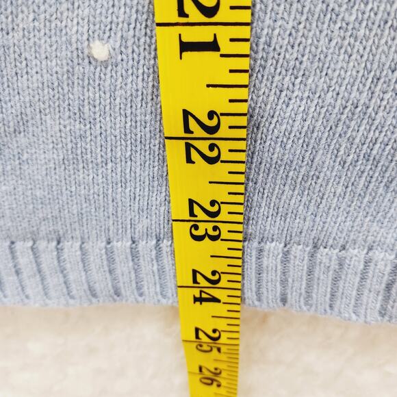 Sweater Size L Marina Wool Cashmere Powder Blue Pullover Whinsycore Soft Fairy - Picture 4 of 12